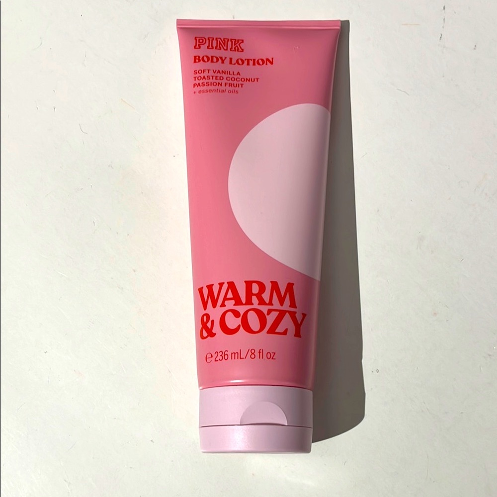 PINK Victoria's Secret Warm & Cozy Body Lotion NEW SEALED vanilla coconut